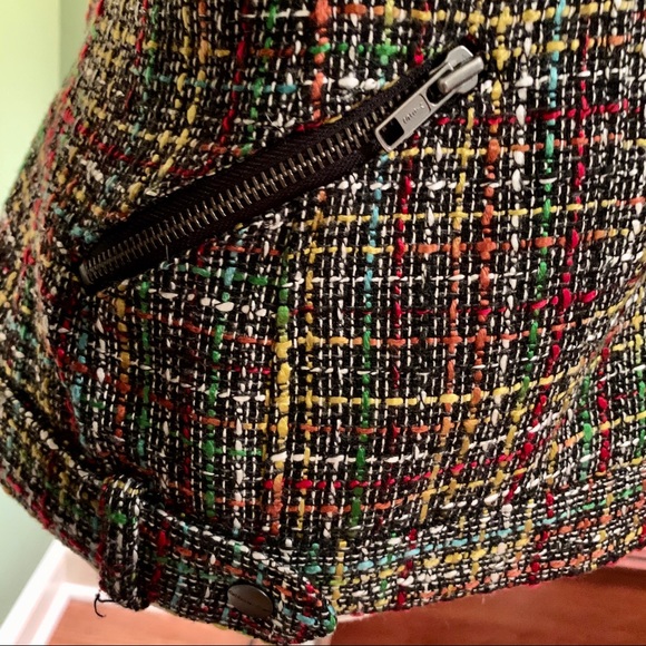 SOLDColdwater Creek Fitted Tweed Moto Jacket - Picture 3 of 5